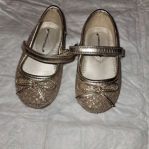 Rampage Girls Gold Glitter Shoes -5 toddler